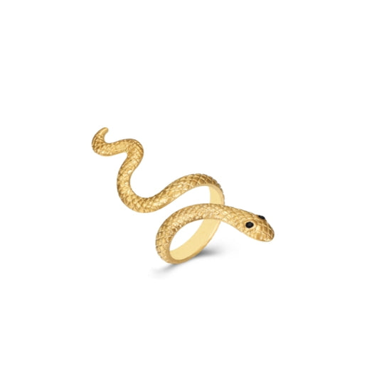 ANILLO SNAKE BLACK